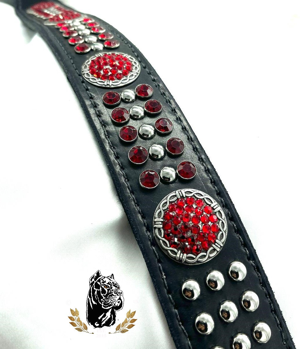 Ruby Red Dog Collar